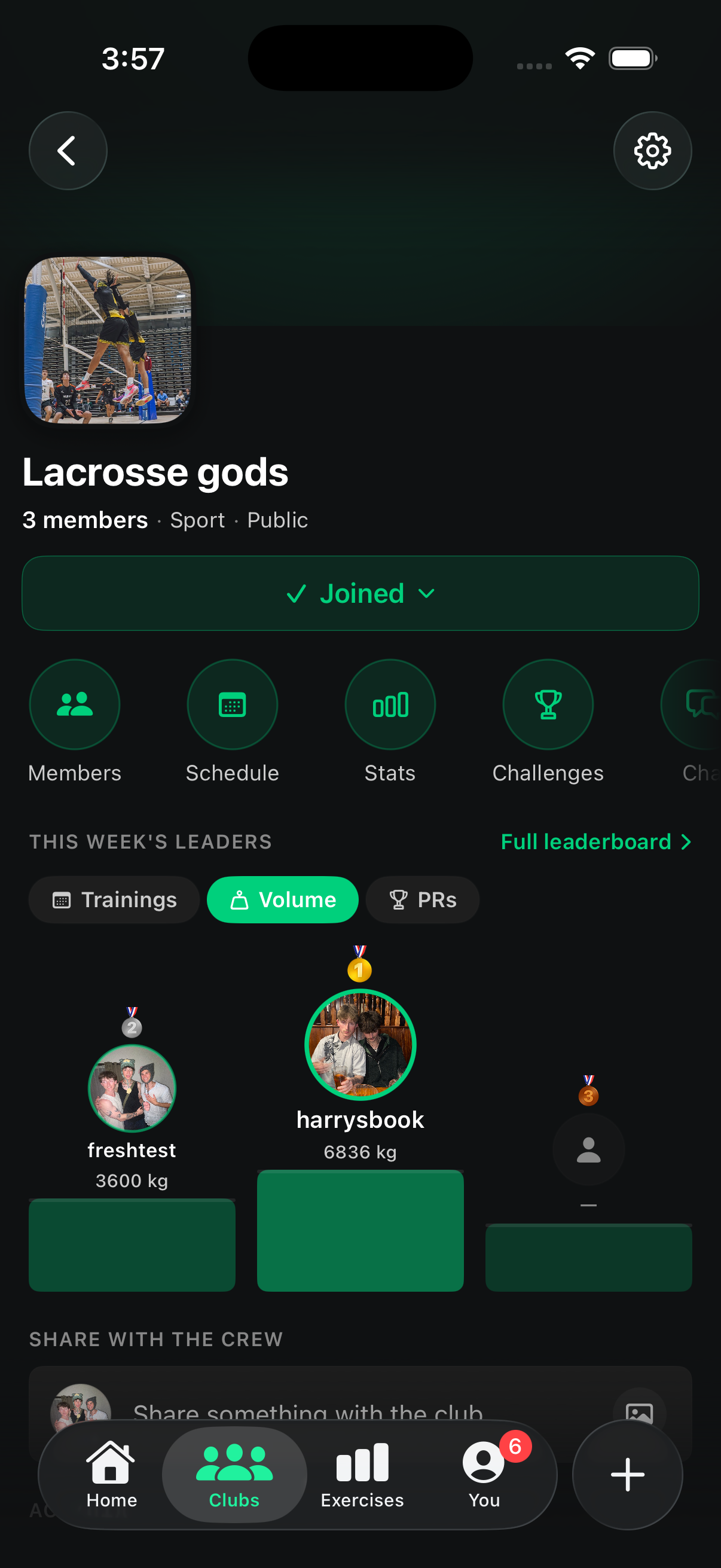 A club in Logbook